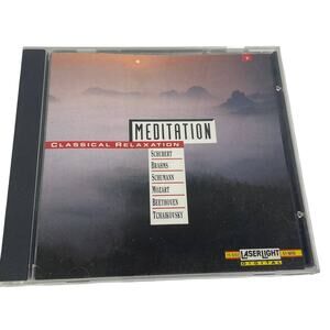 Vintage 1991 Meditation Classical Relaxation Schubert Mozart Music CD Jewel Case
